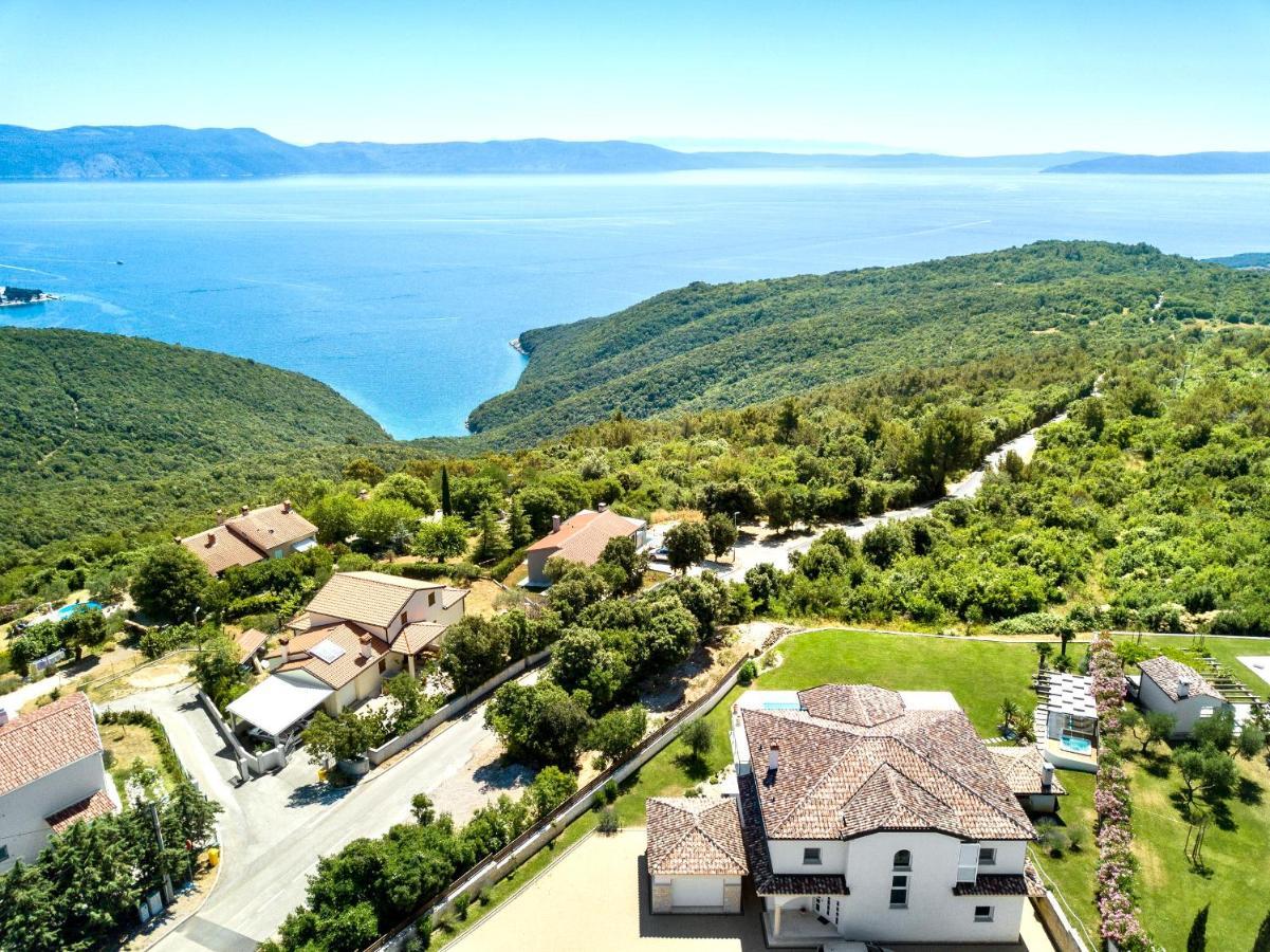 Luxury Panorama Vila With Amazing Seaview In Gondolici 7 Km From Rabac Labin  Extérieur photo