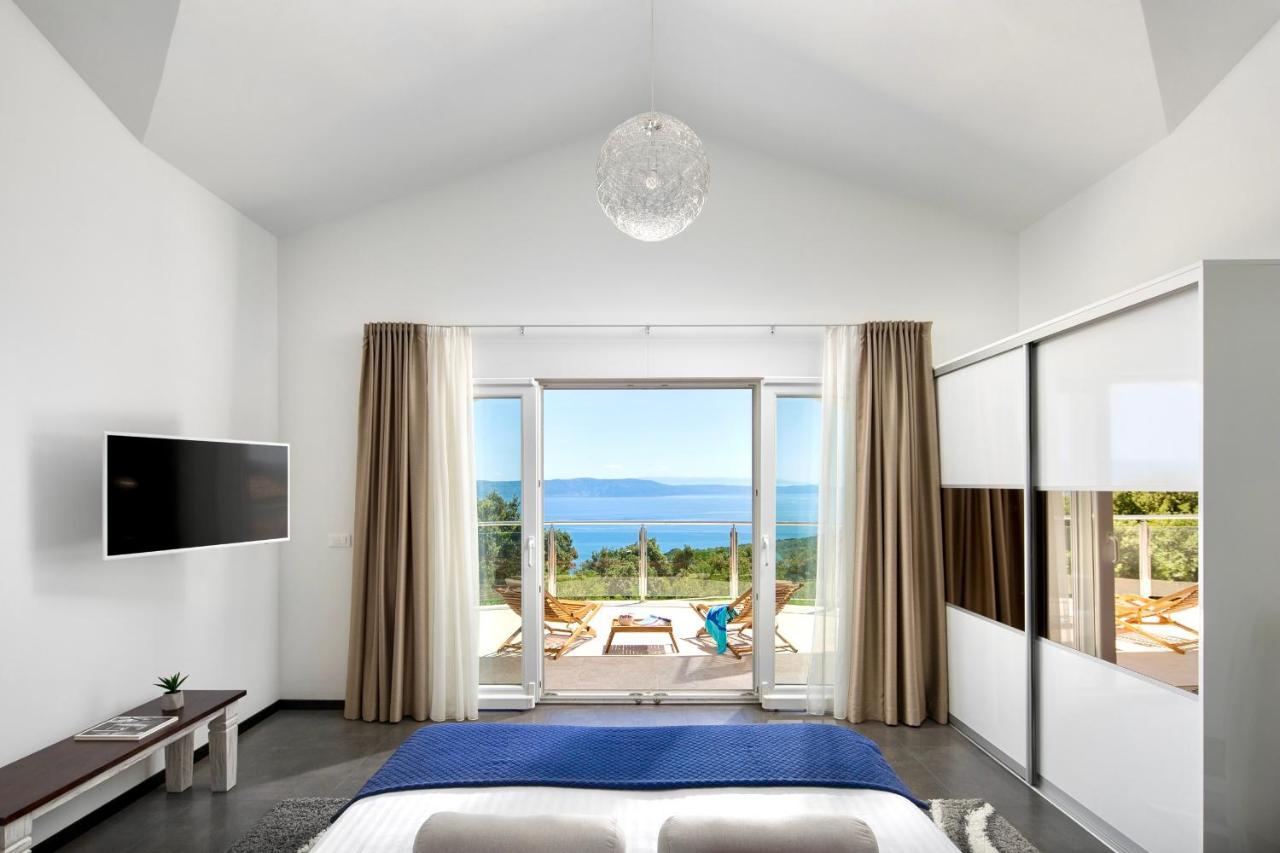 Luxury Panorama Vila With Amazing Seaview In Gondolici 7 Km From Rabac Labin  Extérieur photo