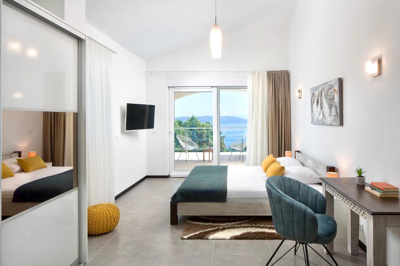 Luxury Panorama Vila With Amazing Seaview In Gondolici 7 Km From Rabac Labin  Extérieur photo